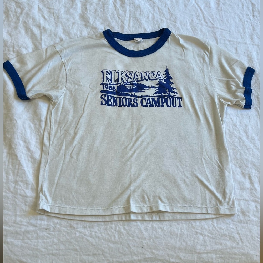 Vintage “Senior’s Campout” Ringer T-Shirt